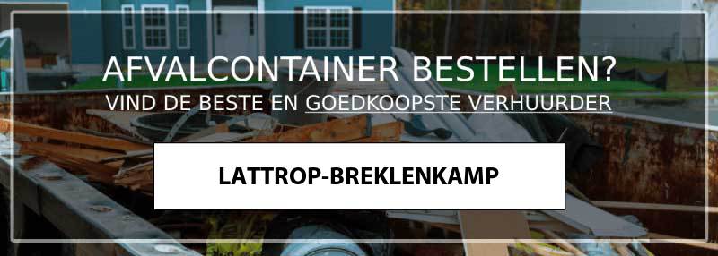 afvalcontainer lattrop-breklenkamp