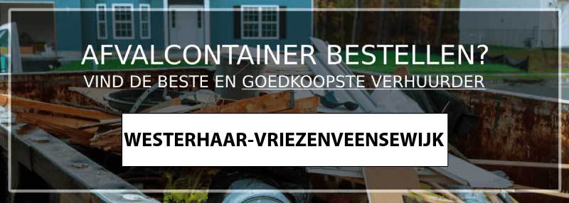 afvalcontainer westerhaar-vriezenveensewijk